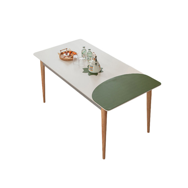 Corrigan Studio® Modern Simple Solid Wood Dining Table Rectangular